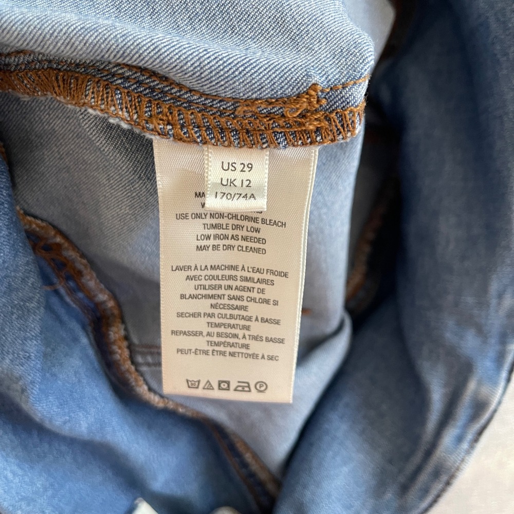 Free People We The Free Venice Beach Flare High Rise Crossover Jeans Womens 29 - Picture 14 of 16